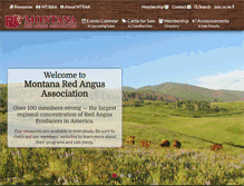 Tablet Screenshot of montanaredangus.com